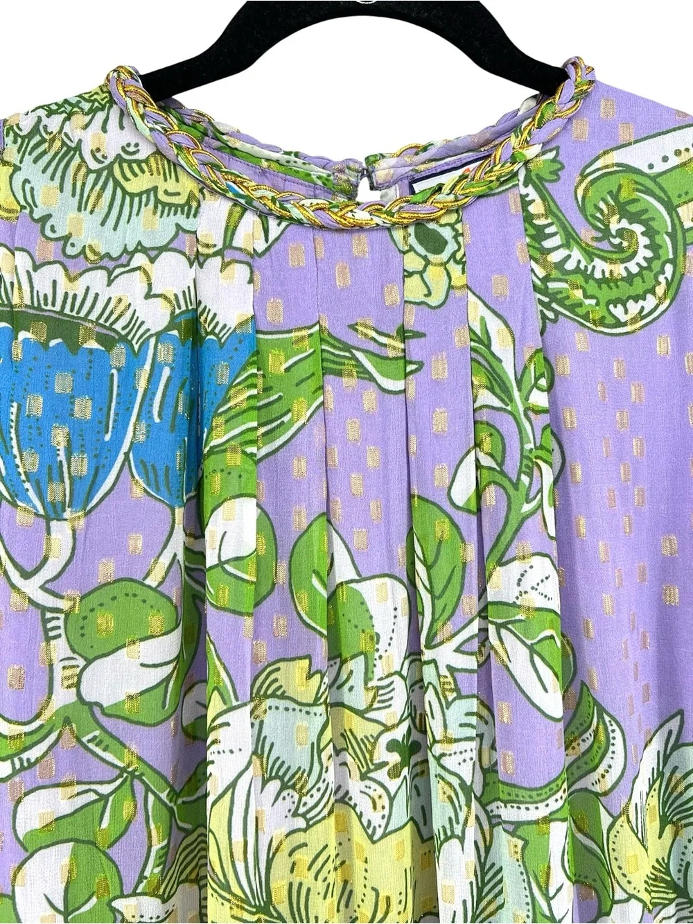CK Bradley GRACE MAXI CORDELIA PURPLE Sz M Floral Resortwear Palm Beach Maximal